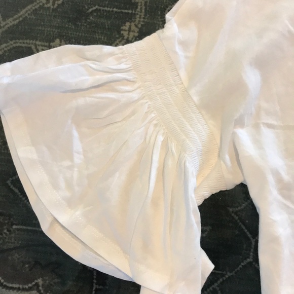 Nordstrom 14th & Union Bell Sleeve Tee Off White M - Picture 5 of 8